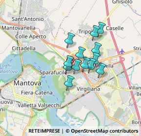 Mappa Via Legnago, 46100 Mantova MN, Italia (1.10308)