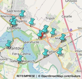 Mappa Via Legnago, 46100 Mantova MN, Italia (2.01333)