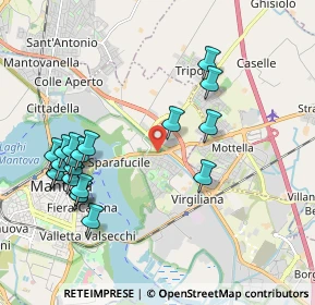 Mappa Via Legnago, 46100 Mantova MN, Italia (2.183)