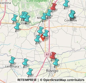 Mappa Via Muratori, 35047 Solesino PD, Italia (9.823)