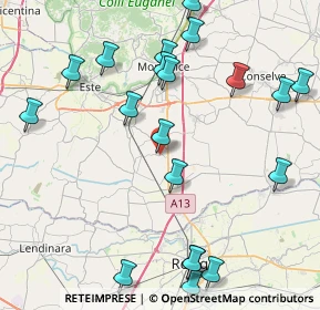 Mappa Via Muratori, 35047 Solesino PD, Italia (10.0855)