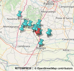 Mappa Via Muratori, 35047 Solesino PD, Italia (8.0175)