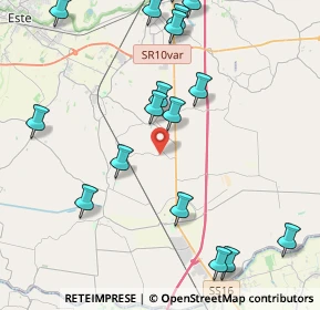 Mappa Via Muratori, 35047 Solesino PD, Italia (5.4405)