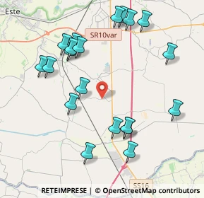 Mappa Via Muratori, 35047 Solesino PD, Italia (4.4245)