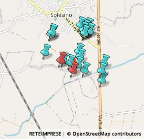 Mappa Via Muratori, 35047 Solesino PD, Italia (0.68333)