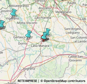 Mappa Via Po, 27020 Rotta PV, Italia (25.54267)