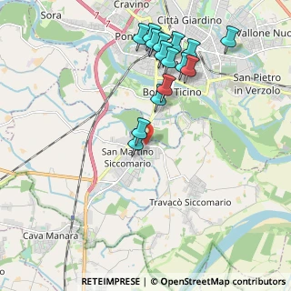 Mappa Via Rotta, 27028 San Martino Siccomario PV, Italia (2.08667)