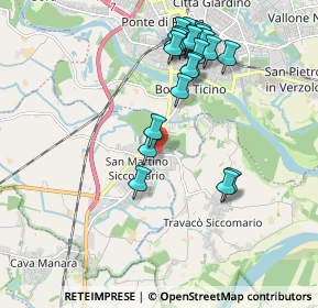 Mappa Via Rotta, 27028 San Martino Siccomario PV, Italia (1.966)