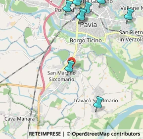 Mappa Via Rotta, 27028 San Martino Siccomario PV, Italia (2.93273)