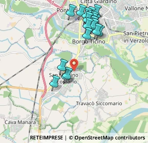 Mappa Via Rotta, 27028 San Martino Siccomario PV, Italia (2.088)