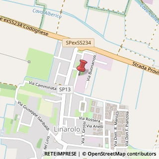 Mappa Via Cardano, 5, 27010 Linarolo, Pavia (Lombardia)