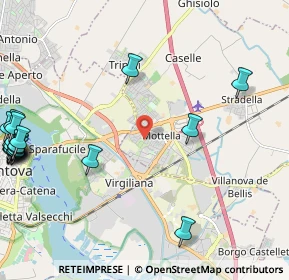 Mappa Via V. Gementi, 46030 Mottella MN, Italia (3.2685)