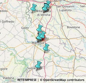 Mappa Via V. Gementi, 46030 Mottella MN, Italia (13.67692)