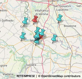 Mappa Via V. Gementi, 46030 Mottella MN, Italia (8.79)