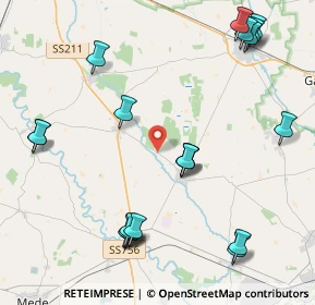 Mappa SP16, 27030 Ottobiano PV, Italia (5.1145)