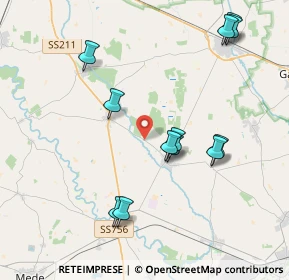 Mappa SP16, 27030 Ottobiano PV, Italia (4.175)