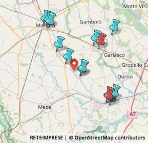 Mappa SP16, 27030 Ottobiano PV, Italia (7.75786)