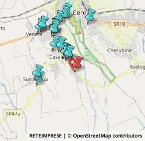 Mappa Via Giacomo Puccini, 37052 Casaleone VR, Italia (1.8625)