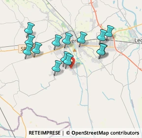 Mappa Via Giacomo Puccini, 37052 Casaleone VR, Italia (3.35857)