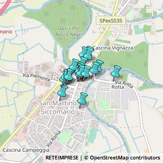 Mappa Via Milanesi, 27100 San Martino Siccomario PV, Italia (0.188)