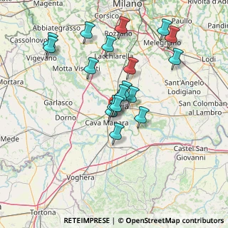 Mappa Via Milanesi, 27100 San Martino Siccomario PV, Italia (13.75833)