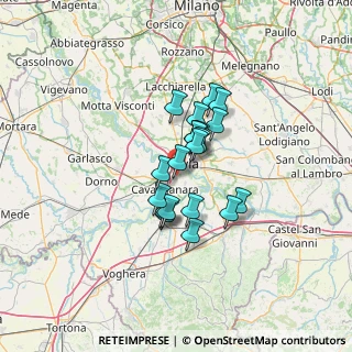 Mappa Via Milanesi, 27100 San Martino Siccomario PV, Italia (8.9465)
