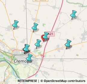 Mappa Largo Ostiano, 26043 Persico Dosimo CR, Italia (3.82818)