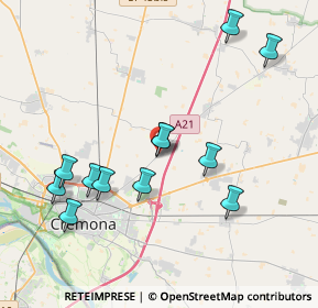 Mappa Largo Ostiano, 26043 Persico Dosimo CR, Italia (3.9975)