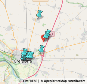 Mappa Largo Ostiano, 26043 Persico Dosimo CR, Italia (3.70818)