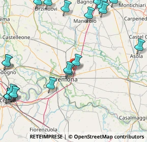 Mappa Largo Ostiano, 26043 Persico Dosimo CR, Italia (23.8255)