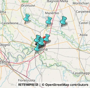 Mappa Largo Ostiano, 26043 Persico Dosimo CR, Italia (8.54786)