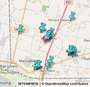 Mappa Strada Provinciale, 26043 Persichello CR, Italia (1.753)