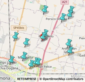 Mappa Strada Provinciale, 26043 Persichello CR, Italia (2.35)