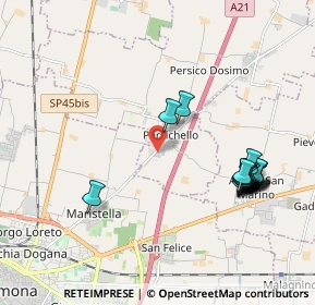 Mappa Strada Provinciale, 26043 Persichello CR, Italia (2.1815)