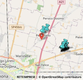 Mappa Via Giorgio la Pira, 26043 Persico Dosimo CR, Italia (2.0605)