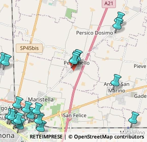 Mappa Via Giorgio la Pira, 26043 Persico Dosimo CR, Italia (3.261)