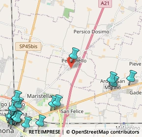 Mappa Via Giorgio la Pira, 26043 Persico Dosimo CR, Italia (3.6995)