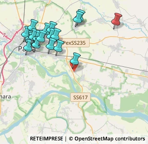 Mappa Via Lombardia, 27100 Valle Salimbene PV, Italia (4.5765)