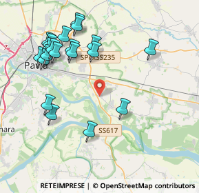 Mappa Via Lombardia, 27100 Valle Salimbene PV, Italia (4.4275)