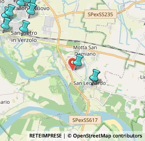 Mappa Via Lombardia, 27100 Valle Salimbene PV, Italia (3.335)