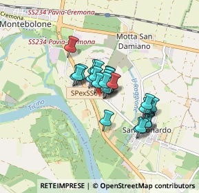 Mappa Via Lombardia, 27100 Valle Salimbene PV, Italia (0.53448)