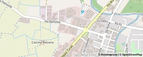 Mappa San Martino Siccomario