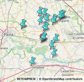 Mappa Via Fratelli Rosselli, 27011 Belgioioso PV, Italia (6.4525)