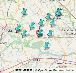 Mappa Via Fratelli Rosselli, 27011 Belgioioso PV, Italia (6.35)