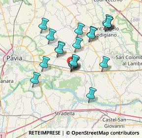 Mappa Via Fratelli Rosselli, 27011 Belgioioso PV, Italia (6.3765)