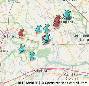 Mappa Via Fratelli Rosselli, 27011 Belgioioso PV, Italia (6.76385)