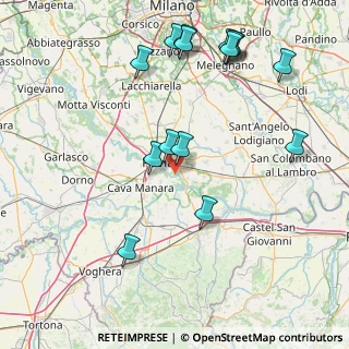 Mappa Strada Costa Caroliana, 27100 Pavia PV, Italia (18.44533)