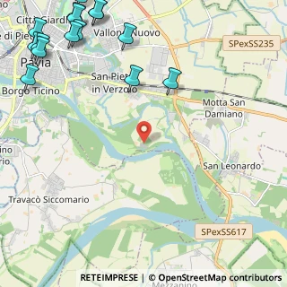 Mappa Strada Costa Caroliana, 27100 Pavia PV, Italia (3.58867)