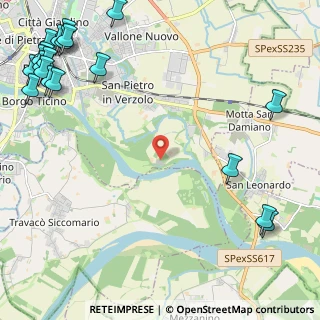 Mappa Strada Costa Caroliana, 27100 Pavia PV, Italia (3.6335)