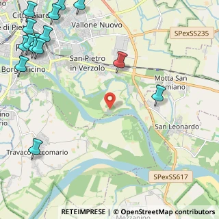 Mappa Strada Costa Caroliana, 27100 Pavia PV, Italia (3.616)